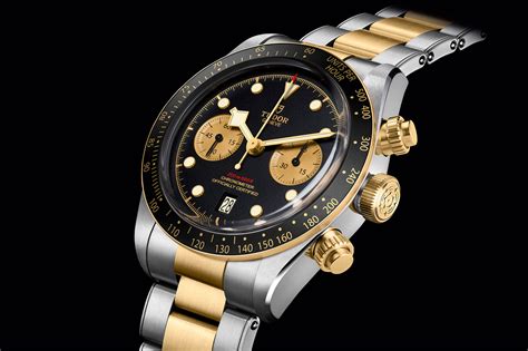 tudor cronografo nero|tudor black bay chrono watch.